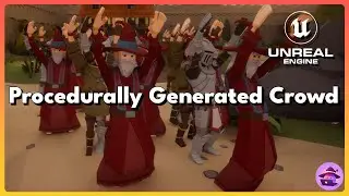 Procedural Crowd in Unreal Engine 5 using PCG