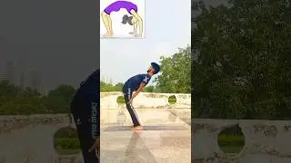 Standing Chakrasana  #yoga