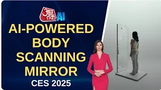 CES 2025: Omnia an AI-Powered Health Mirror by Withings | AajTak AI | AI Anchor Sana