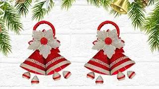 DIY Christmas Bell Decoration Ideas / Christmas Jingle Bell making at home