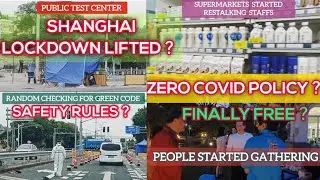 Shanghai #lockdown Lifted ？New Rules for Public Transport/ Zero COVID POLICY Successful ？#status