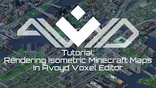 Avoyd Voxel Editor - Tutorial - Rendering Isometric Minecraft Maps