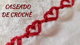 Caseado de Croche _ Formato de Coração