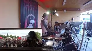 Animals Killing People - Drum Cam - Wilson Rairan - Live in Czech Republic at Antitrend Open Air