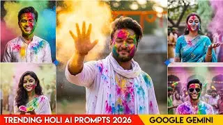 Trending Holi Google Gemini Prompts | Google Gemini Ai Prompts 