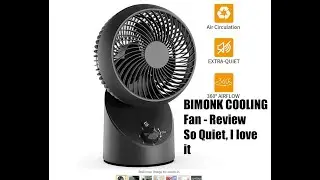 Whole Room Air Circulator Fan with 360&deg;Auto Oscillation, sold by Bimonk  -Review