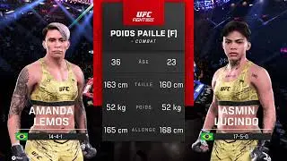EA SPORTS UFC 5 Amanda Lemos vs Iasmin Lucindo UFC 313 SIMULATION