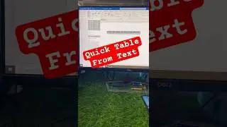 How to convert text to Table In MS Word #shorts #msword #viral