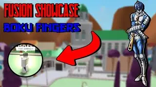 BOKU FINGERS *STICKY BOMBS!* | Fusion Showcase | Project JoJo (PJJ) - ROBLOX