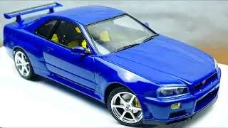 Restoration abandoned Super Realistic Nissan GT-R rebuilding Model Car by Good Restore