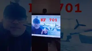 KF701 seaplane maiden flight / idrovolante esordio - short