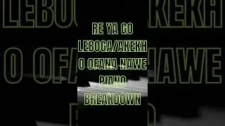 Reaoleboga Piano Chords & Breakdown | Key of F# #Reaoleboga #AkekhoOfanaNawe