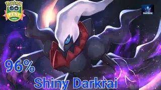 Darkrai Raid | Shiny | Go Fest 2022 | Mythical | 96% IV | Highest CP | Pok&eacute;mon Go  #shorts