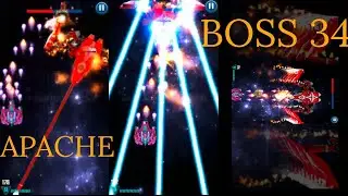 Apache Boss 34 | Galaxy Attack Alien Shooter | No Revive | Space Shooter | Zambario Official