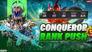 CONQUEROR RANK PUSH 😍 BGMI LIVE | #shorts  #shortsfeed  #bgmi