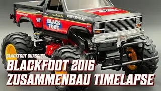 Tamiya Blackfoot 2016 58633 Monster Truck Zusammenbau Time Lapse video