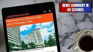 HDB Resale Prices Hit Record High with a 9.6% Surge in 2024