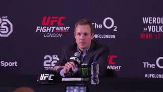 UFC London: VP David Shaw Post Fight Press Conference