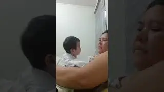 Pagkatapos magburf dapa muna kay mommy si CB2 | ang kuya CB1 ang kulit talon ng talon