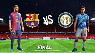 Barcelona vs Inter / FIFA 25 / Champions League Final / Messi, Neymar, Suarez & Yamal vs Inter Milan