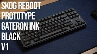Skog Reboot Prototype with Gateron Ink Black WITH DAMPENER Typing Sounds
