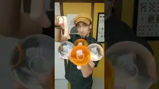 4 acrylic balls, one hand