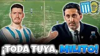 RACING vs ROSARIO CENTRAL (1-2) TODA TUYA MILITO, HACETE CARGO