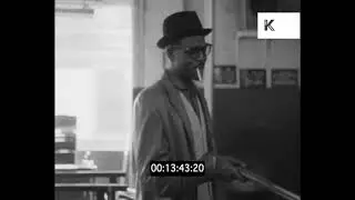 1960s Harlem, New York, Men Playing Billiards, Pool Hall