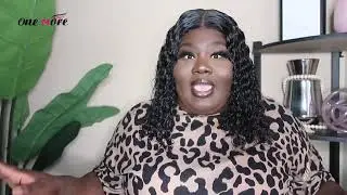 One More Hair 4x4 Closure Wig Deep Wave Install