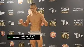 Aaron Pico makes weight at Bellator NYC