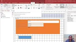 Botones Rectangulo y Cuadro de Lista access