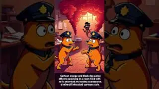Zombie Gas Attack?! Sheriff Labrador Faces a Terrifying Mystery! 😱🚨  #cartoon