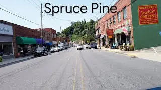 Spruce Pine, NC, USA | Driving Tour Downtown | HD