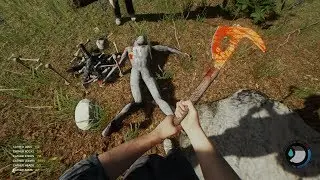 The Forest Gamplay - The Kuffs Crew, Proney, TRQ, Belle and I - Time to build and kill