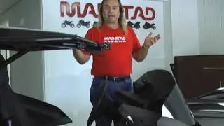 MadStad Adjustable Windshield for the Polaris Slingshot