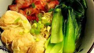 Wonton with Char Siu Noodle Soup