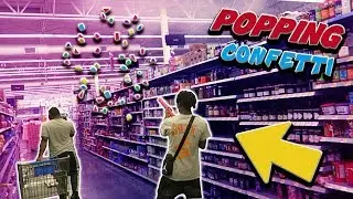 Popping Confetti On Strangers PRANK In Public!!!