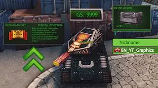 Tanki Online Press Account Unlocked !? 999M Crystals (Voice Reveal)