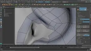 Body Retopology - 6  Fill In the Ear Shape