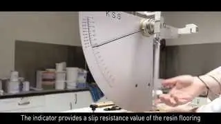 Resin Flooring Slip Resistance Tesing | TRL Pendulum