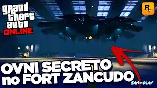 GTA Online: MIST&Eacute;RIOS da NOVA DLC - OVNI SECRETO no FORT ZANCUDO, Easters Eggs e Muito Mais!