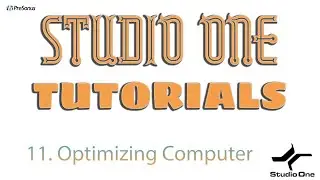 Presonus  | Studio One Tutorials | Tamil | DAW | Optimizing Computer