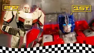 Optimus Prime Vs. Megatron In The Ultimate Race Challenge  🤖 | Transformers One: New Adventures