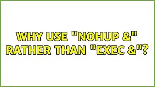 Unix & Linux: Why use 