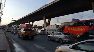 Thailand Street Video 90: Thanon Bang Na-Trat, Bang Phli, Samut Prakan