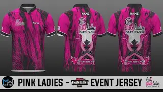 Pink Ladies NDA Team Dart 2022 Event Jersey | Ready Designs by Magic Wear