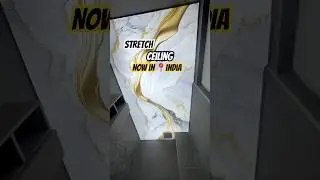 Stretch Ceiling Now In Noida #kutubinteriors #stretchceiling