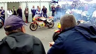 Barry Sheene's bikes at the Stafford classic bike show