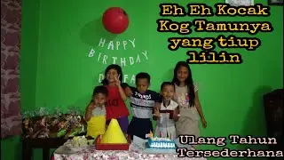 Kocak. Lilin ulang tahun ditiup tamu 😂