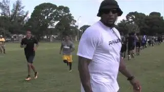Ray Lewis Defensive Football Camp part 1